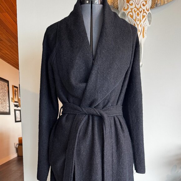 Kenari Wool Duster Sweater - Dark Blue Size 12 - Picture 1 of 9